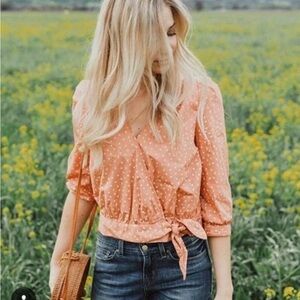 🔥SALE🔥 Madewell Star Scatter Pink Blouse Small